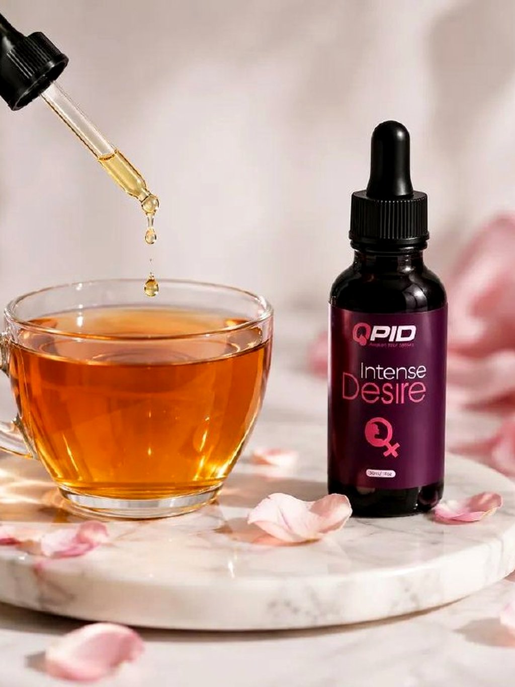 2-3 titis ke dalam minuman