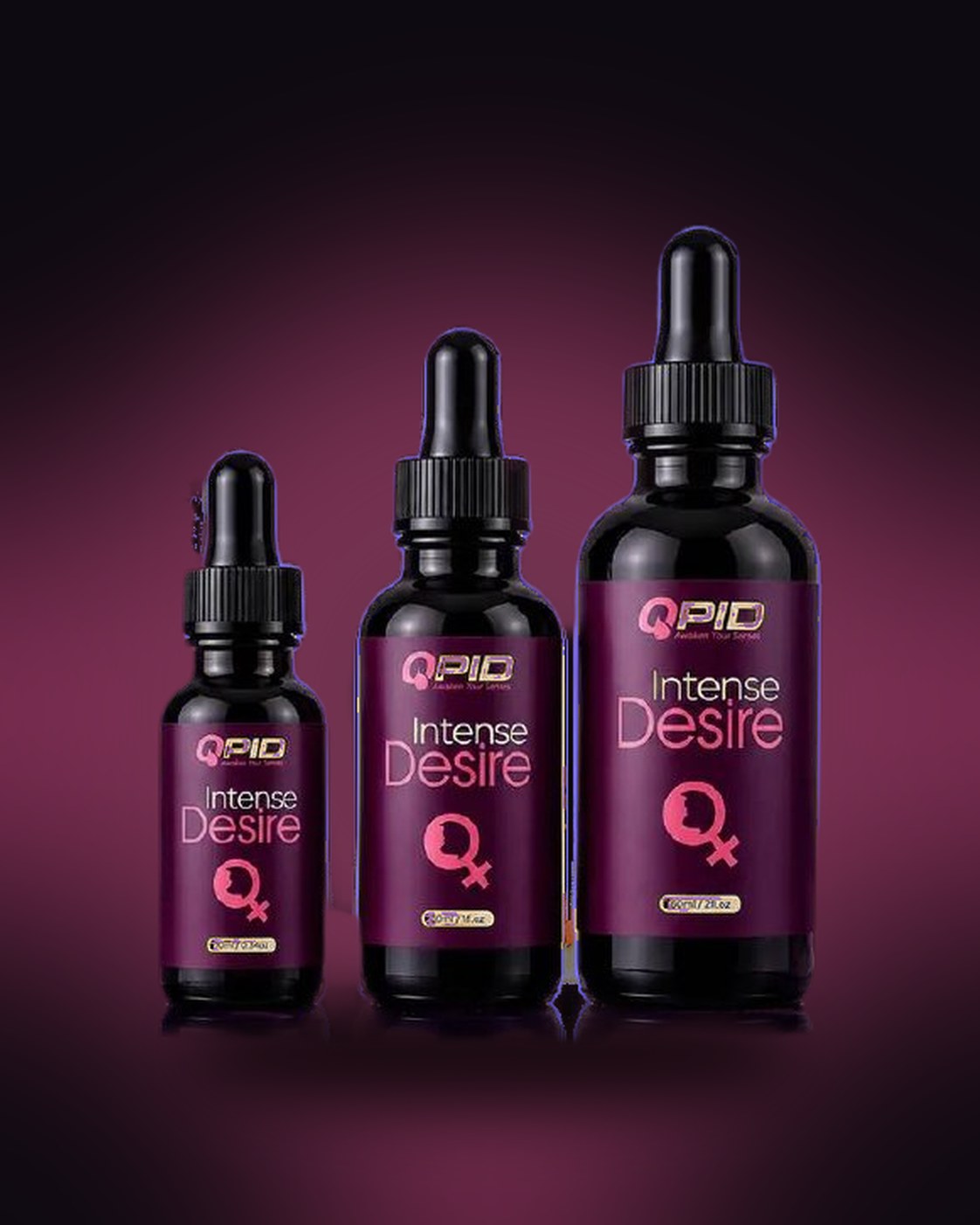 Tiga botol QPID Intense Desire